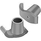 ANCKNE Walker Glide Skis, Universal Fit Walker Feet Glides Replacement for 1-1/8 Inch Tubes, Drive Medical RTL100017,Walker A