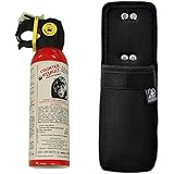 熊撃退スプレー カウンターアソールト230g ボトルホルダーセット 熊スプレー CA230&amp;CP-500