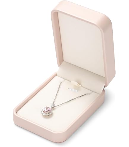 WEIXINDIY Velvet Jewelry Gift Box For Necklaces & Pendants - 2.8 X 2.8 X 1.6 Inches, Protective Display Box (Purple)