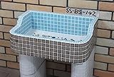 SS-BS-142昭和レトロなタイル流し台SSサイズSS-BS-142 タイル流し シンク防水タイプ内部使用可
