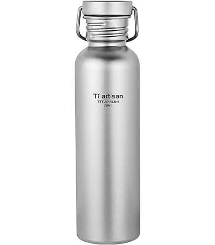 Amazon | [バーゴ] VARGO Titanium Water Bottle T-438 チタニウム