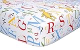 Trend Lab Dr Seuss Fitted Crib Sheet, ABC