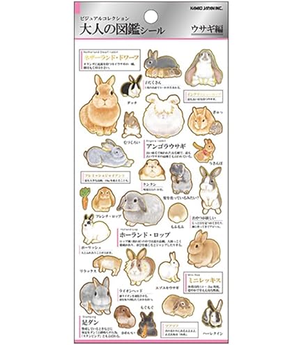 Amazon.co.jp: カミオジャパン シール 大人の図鑑シール オバケーヌ