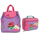 Stephen Joseph Girls Quilted Cupcake Backpack and Lunch Box for Kids [並行輸入品]
