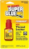 Super Glue Super Glue 15191-12 Permanent Thread Locker, Red, 12-Pack(Pack of 12) by Super Glue