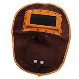 Fenteer 溶接ヘルメット　保護フード　溶接ヘッド　ネックカバー　キャップ　帽子　二重レンズ　