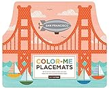 Petit Collage Color Me Placemats, San Francisco [並行輸入品]