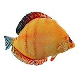 Baosity 動物　人形　　おもちゃ　フィッシュ　ぬいぐるみ　つめた　枕　クッション　ギフト　ソフト　オフィス/家/ショールーム/ホテル　全3スタイル - カラー2