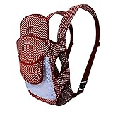 赤、快適なベビースリング、ポケット付きベビーキャリア、夏のベビースリング