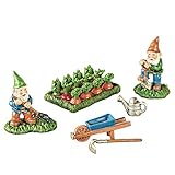 Miniature Gardening Gnomes Statues - 6 Pc Set [並行輸入品]