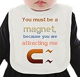 You must be a magnet ネクタイを有する有機ビブ Medium