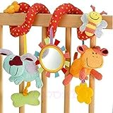 動物Handbells DevelopmentalトイベッドベルRattle Soft Toys for Kids Baby by Mee Tong Shop