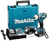 マキタ 充電式4モードインパクトドライバ 18V 3.0Ah 青 バッテリー2個付き TP141DRFX