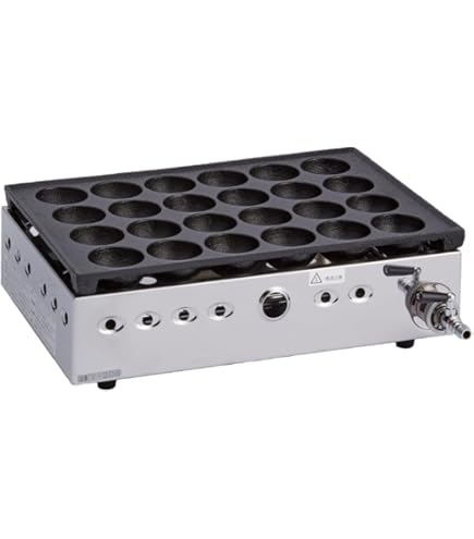 Amazon | IKK たこ焼 18穴×3連 鉄鋳物 183SH LPガス | IKK伊東金属