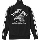 コスパ ゆるキャン△ ゆるキャン△カー ジャージ 桜 なでしこ リン Ver. BLACK×WHITE XLサイズ ポリエステル製