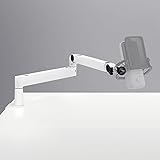 【Amazon.co.jp限定】Elgato Wave Mic Arm LP White 薄型デザインマイクアーム 配信/ゲーミング/レコーディング向け クランプ式固定 モニター下部からの設置に適用