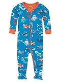 Hatley ハットレイ ベビー男の子 足付きカバーオール 85cm マルチカラー 100%綿 DR5OCSE004