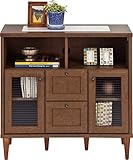 キャビネット 89cm幅 Bahram YN-CA900MH (ブラウン)