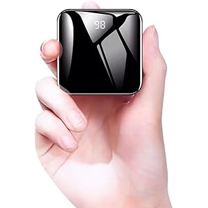 モバイルバッテリー 小型 軽量 13800mAh 大容量 急速充電 LED ライト付き コンパクト LCD残量表示 充電…