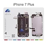 Xsea 携帯電話ネジパッド、磁気ネジメモリパッド、ワークパッド、メモリボード、携帯電話ユニバーサル磁気パッド磁気ネジ位置メモリパッド、黒