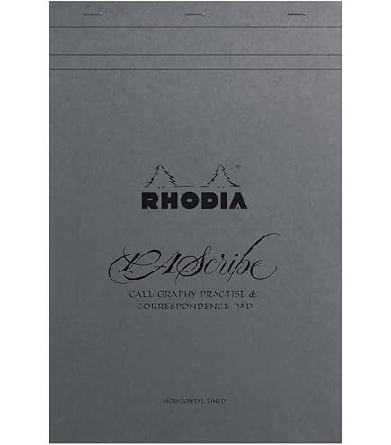RHODIA 160009C - Stapled Notepad N°16 Black - A5 - 80 Detachable Sheets - Plain White Clairefontaine Paper 80 G/m² - Coated Card Cover - Pack Of 10 Pads - View #14