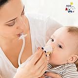 鼻吸い器, 0-36ヶ月の赤ちゃん、MDB鼻アスピレーター、使いやすい、病院グレード柔らかいシリコンのヒント、非刺激性の洗えると再使用可能、フィルター不要、衛生的なスノーサッカー [並行輸入品]