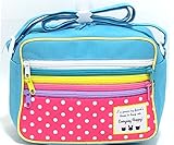 イーリスカラー 通園バッグ 男の子 女の子 ショルダー (ライトブルー)