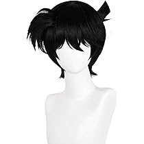 Amazon.co.jp: LAOBAOコスプレ ウィッグ 黒髪 スーパーロング かつら