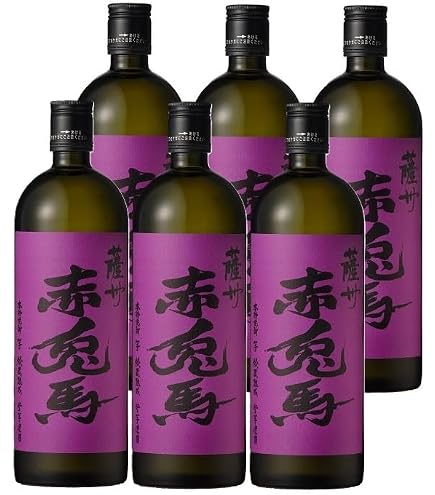 Amazon.co.jp: 【6本セット】赤兎馬ブルー 芋焼酎 20度 720ml セキトバ