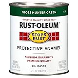 Rust-Oleum 7738502 Protective Enamel Paint Stops Rust 32-Ounce Gloss Hunter Green [並行輸入品]