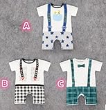 ベビー赤ちゃん　新生児連体服 カバーオール ( 80-90-90-95cm)各サイズ一枚ずつ　　C 【4点】