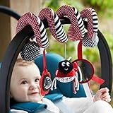 GYBER TM Cute Infant Babyplay Activity Spiral Bed Stroller Toy Set Hanging Bell Crib Rattle Toys For