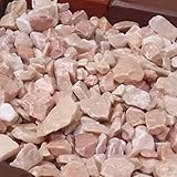 天然石 砕石砂利 1-2cm 300kg パウダーピンク (ガーデニングに最適 ピンク砂利）