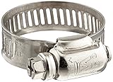 uxcell ワームドライブホースクランプ　調節可能　18-32mmフィットホース直径　4個