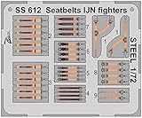 エデュアルド 1/72 ズームエッチングシリーズ 日本海軍 戦闘機用シートベルト ステンレス製 プラモデル用パーツ EDUSS612