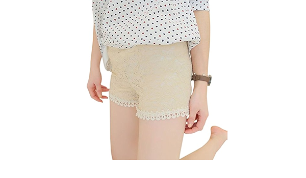 Amazon Code7 インナーパンツ ショートパンツ ワンピース インナー レース ペチコート 収納袋セット アプリコット Xl ペチコート ペチパンツ 通販