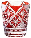 料理 キッチン雑貨 人気 切子マイグラス 七宝フリーカップ CO-10RD・レッド