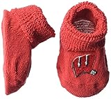 NCAA Wisconsin Badgers幼児ギフトボックスブーティ、1サイズ、レッド