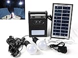 太陽光発電 LED照明 ソーラーシステム E26 ランタン & サーチライト 付 大容量バッテリー