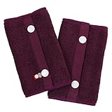 今治タオル 抱っこひも用 最高級 よだれカバー ボルドー