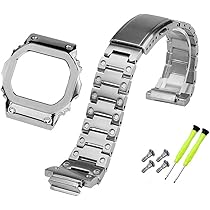 マ*ん様 G-SHOCK DW-5000 1545 復刻 メタルバンドモデル Amazon.co.jp: [Zealbeaty] V4.0用ステンレススチール時計バンド