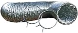 Speedi-Products EX-TDK 425 4-Inch Diameter by 5-Feet Length UL Transition Duct Kit with Spring Clamp