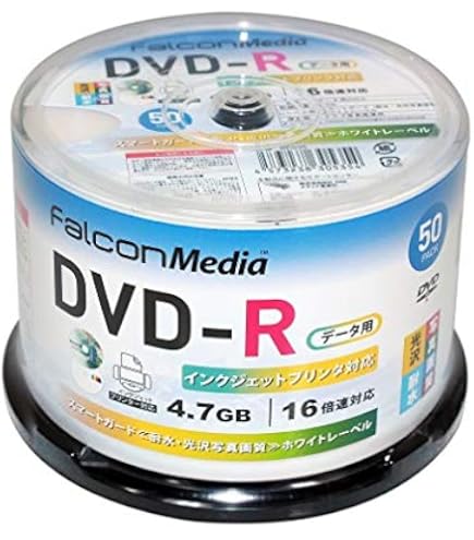 Amazon.co.jp: FalconMedia 1回記録(データ）用 ウルトラハードコート