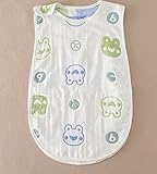 Belka　Smile　選べる７種　ガーゼ　綿　ベビー　キッズ　子供　赤ちゃん　プレゼント　出産祝い　スリーパー　通気性　防寒　かえる　L