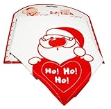 Christmas Bandana Bib with Santa Print (Ho! Ho! Ho!) by Soft Touch [並行輸入品]