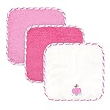 Just Born Just Bath Love to Bathe Woven Washcloth Set, Elephant by Just Born
