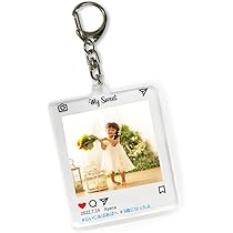 フォトキーホルダー　3点セット Amazon.co.jp: [Trois] [ オーダーメイド ] 写真入り