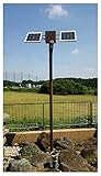 sigen 人工衛星型ソーラー外灯 太陽光発電 ポール付 ソーラー街灯 ソーラー 街路灯