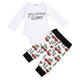 (ラランドリー) laraandlory 春秋 レタープリント ベビー服 2点セット（長袖 ロンパース+ズボン） 女の子 男の子 (100/12-18ヶ月, ホワイト)