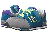 (ニューバランス) New Balance キッズランニングシューズ・・スニーカー・靴 KL574v1 (Infant/Toddler) Grey/Teal 5 Toddler n/a W [並行輸入